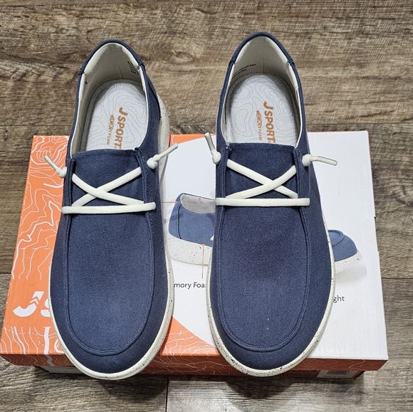 New J SPORT memory foam slip on sneaker women's 8.5 - Picture 5 of 12